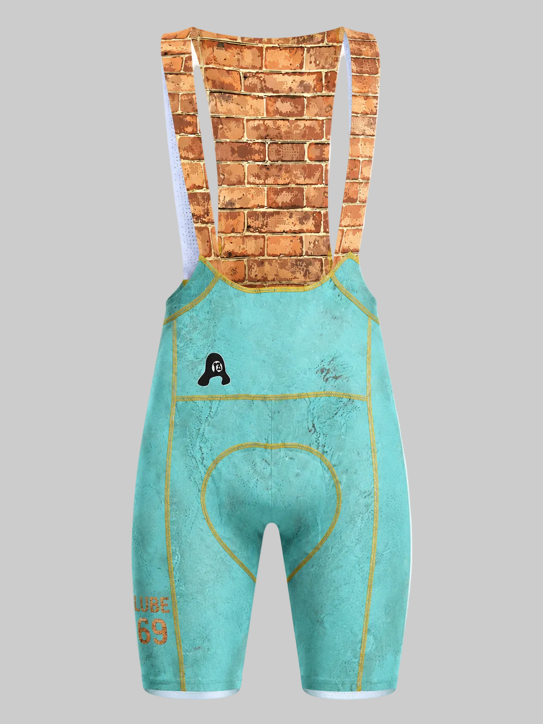 Men's 'NYC" Omni Bib Shorts - Statue