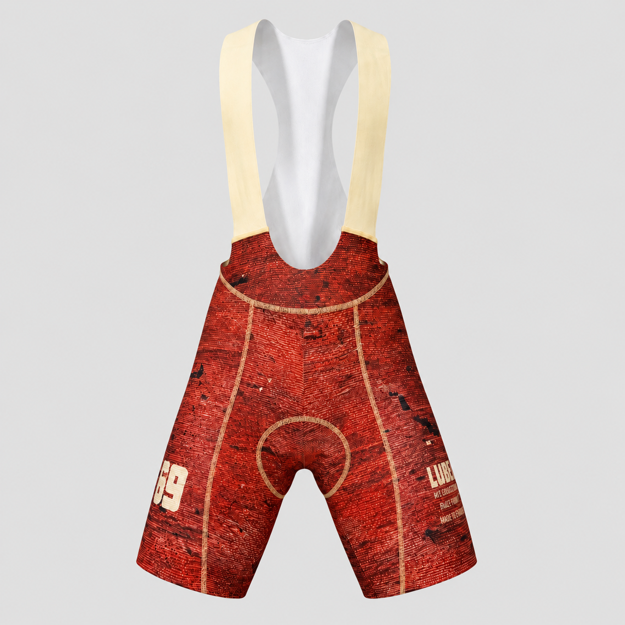 Men's 'NYC' Omni Bib Shorts - Brick